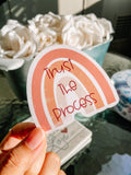 Trust The Process Sticker